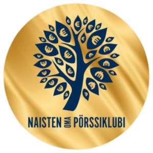 Naisten oma pörssiklubi kultainen logo puu
